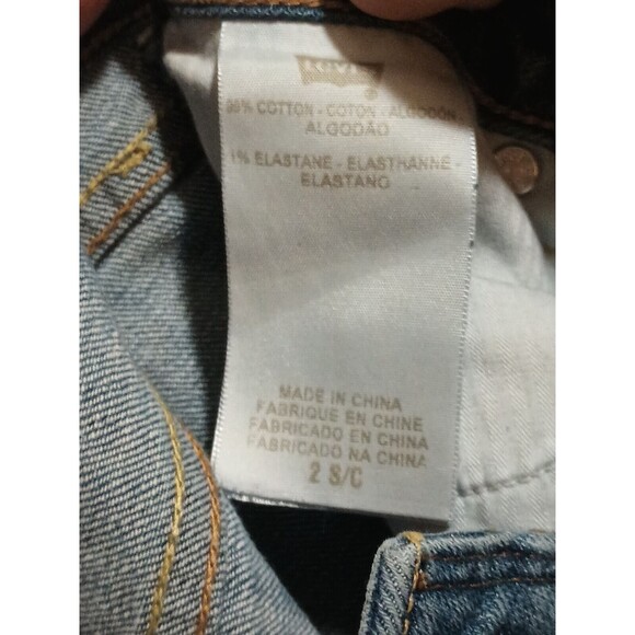 Levi's Women's Denim Jeans 28x30 Bold Curve Skinny Low Rise 2/26 Blue - Picture 13 of 16